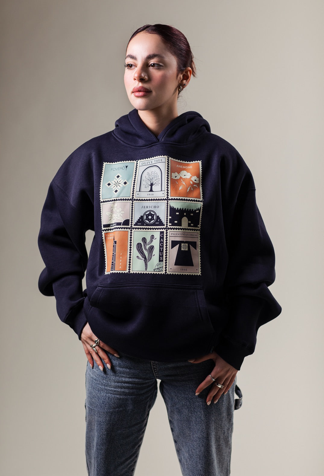 Hoodie - Stamps