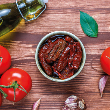 "Sonnengetrocknete Tomaten aus Palästina\t\t"