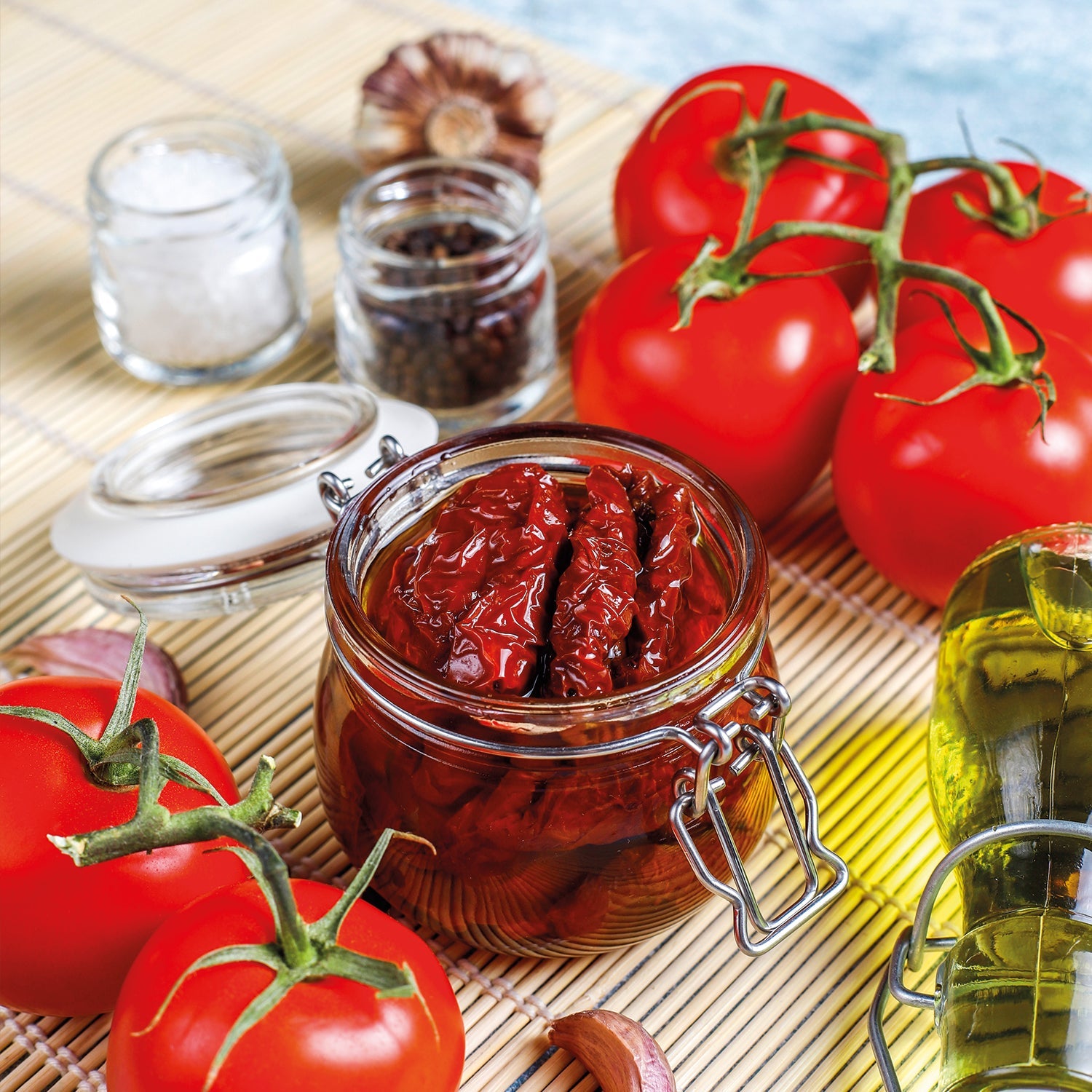 "Sonnengetrocknete Tomaten aus Palästina"