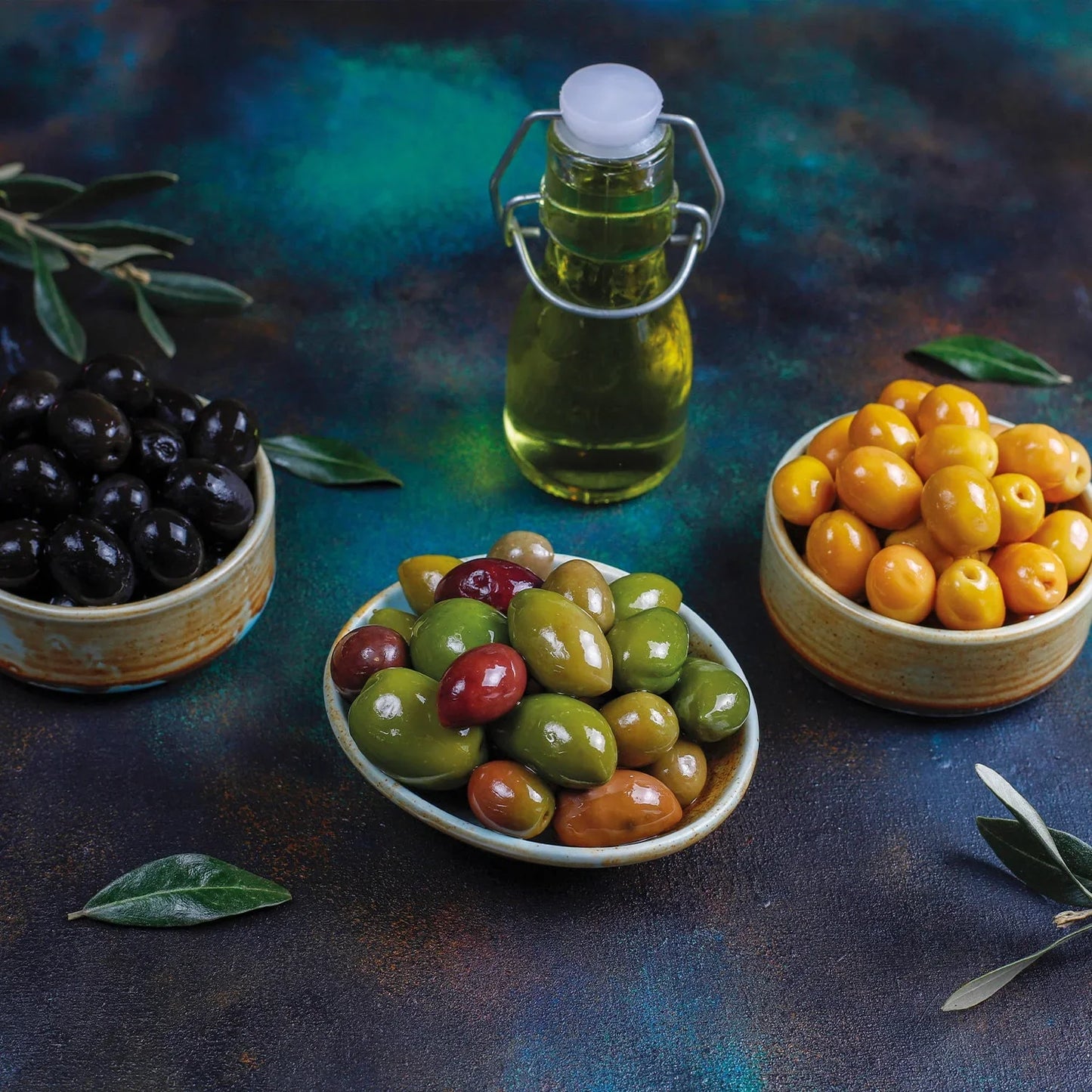 "Grüne Oliven aus Palästina"