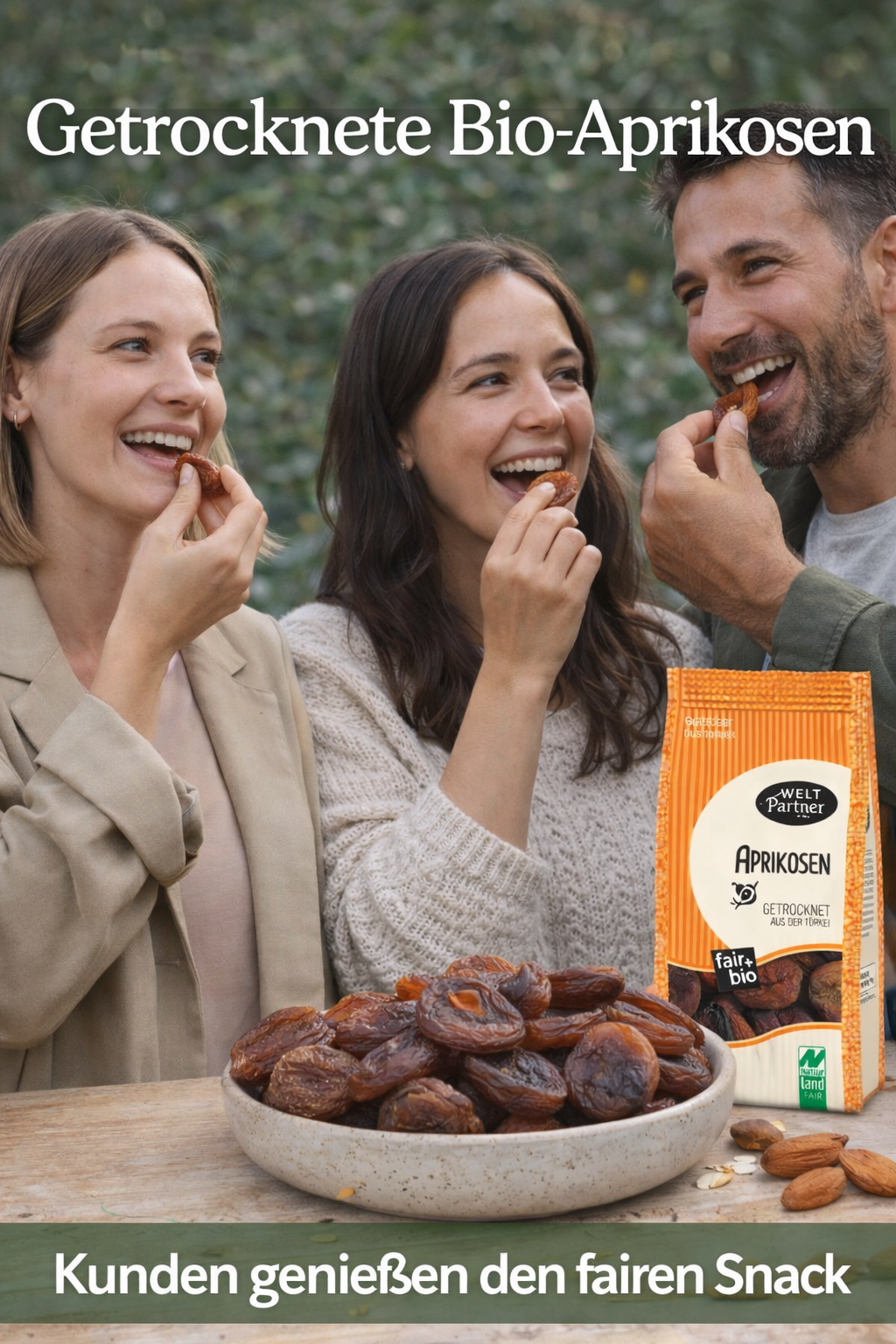 Aprikosen, getrocknet, bio°, Naturland Fair, 250g - von türkischen Kleinbauern