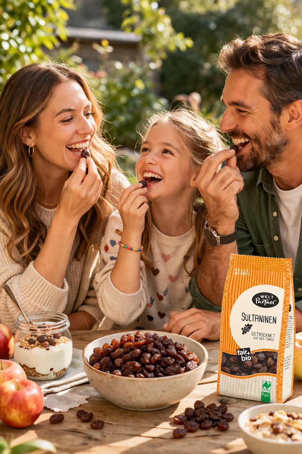 Sultaninen, getrocknet, bio°, Naturland Fair, 250g - von türkischen Kleinbauern