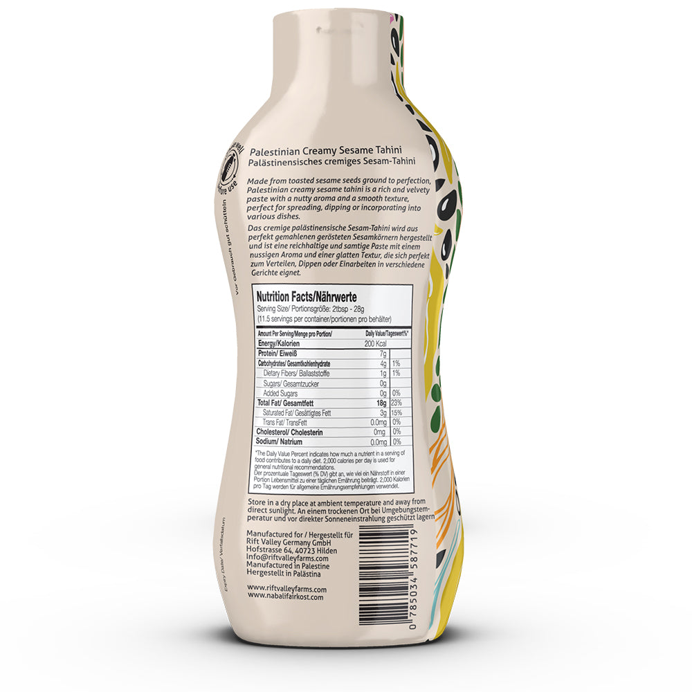 Sesam Tahini aus Palästina 280G, Rift Valley Farms
