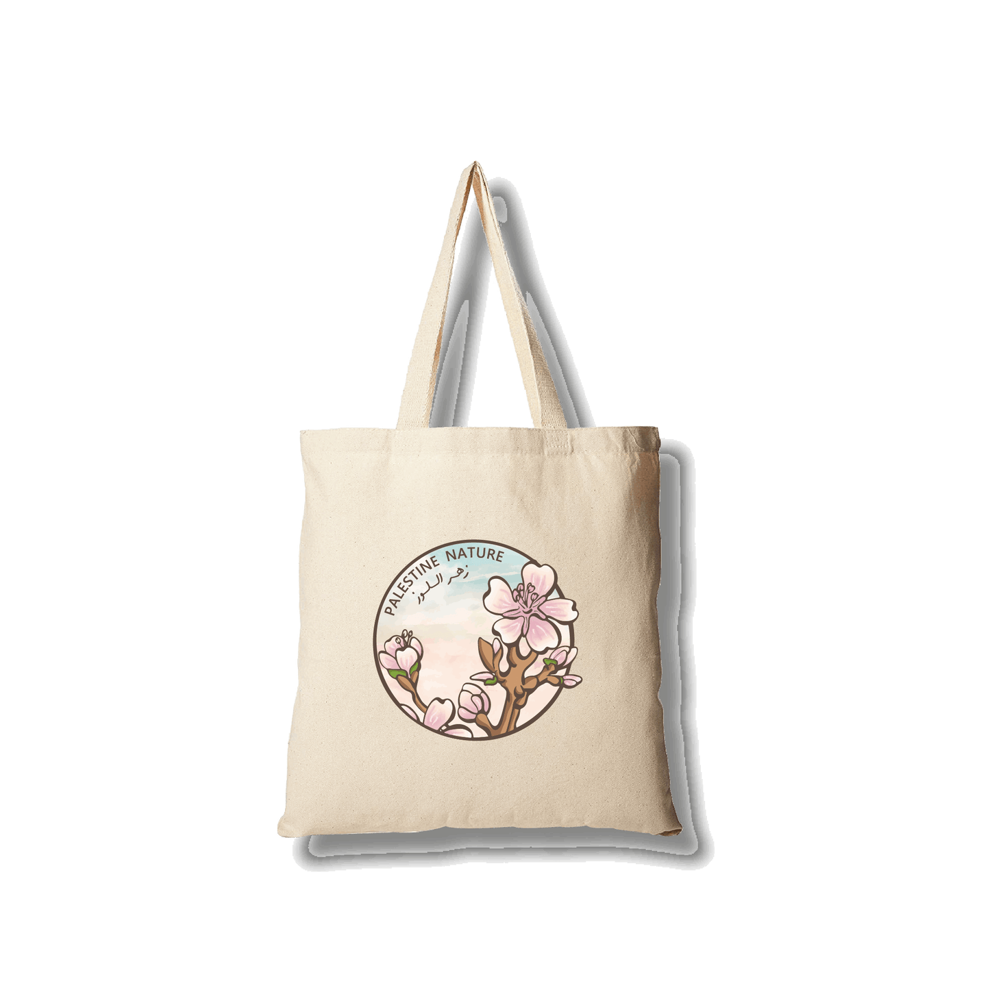 Tote Bag - Almond Blossom Bag Fovero-designs Beige