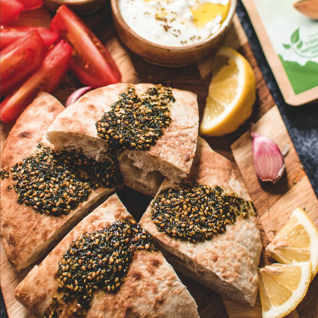 Pita mit Zaatar – Nabali Fairkost