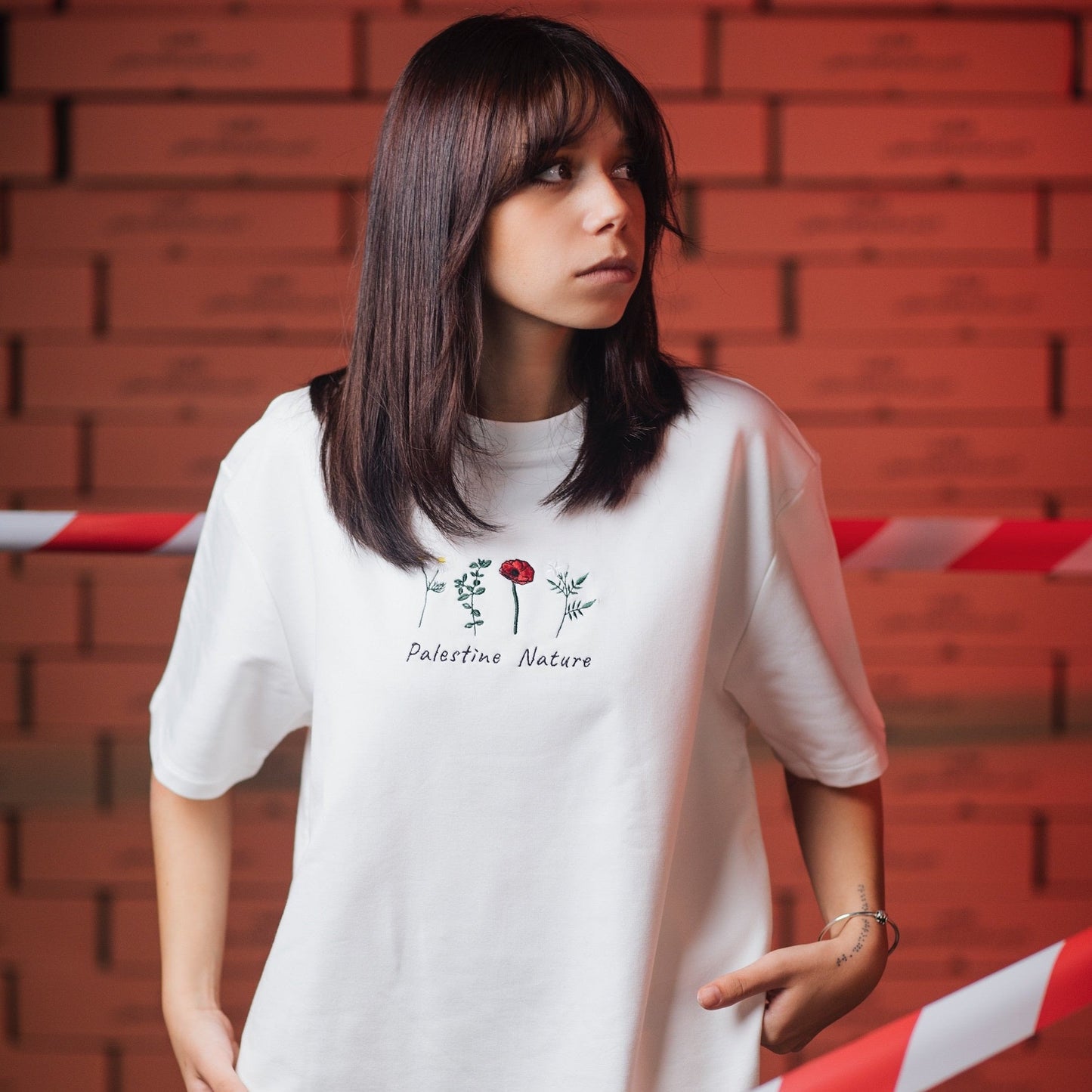 Oversized T-shirt - Palestine Nature