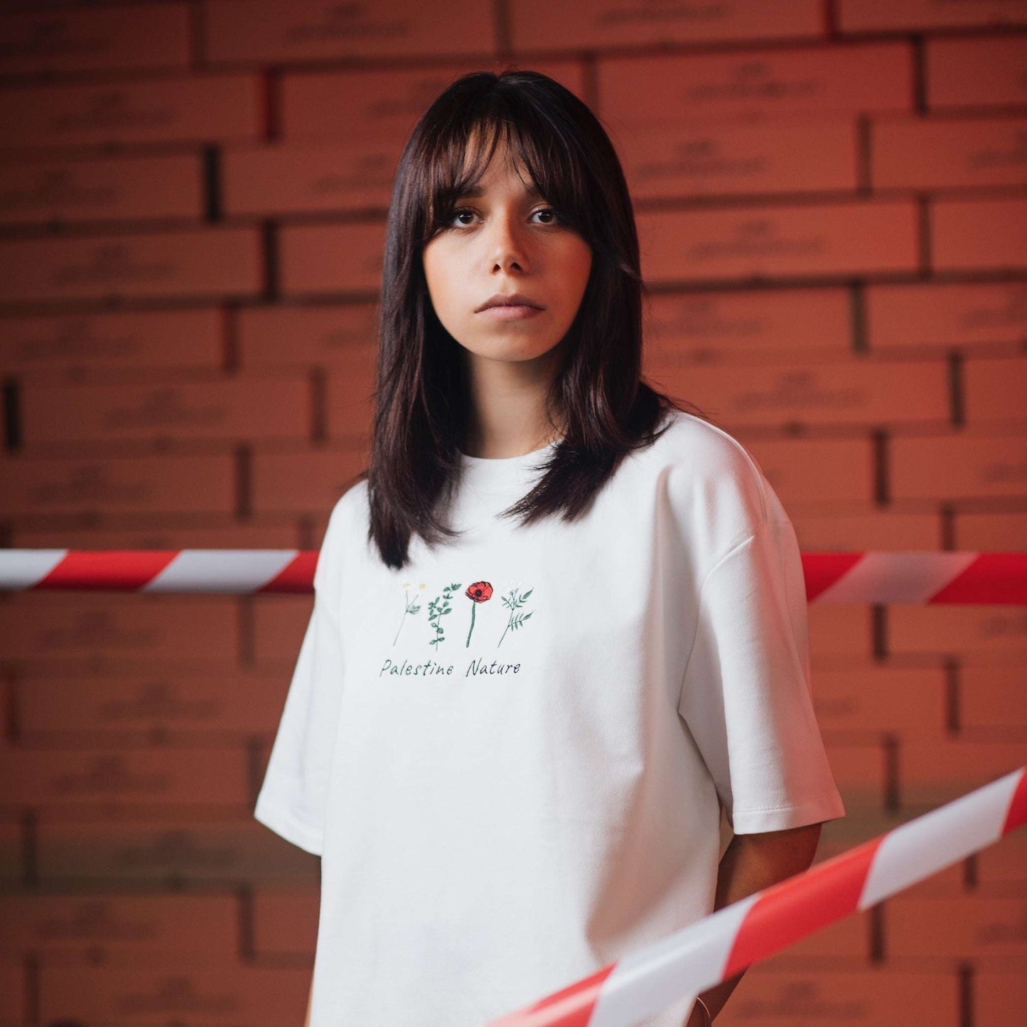 Oversized T-shirt - Palestine Nature T-shirt Fovero-designs