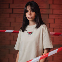 Oversized T-shirt - Watermelon T-shirt Fovero-designs XS-S Beige Unisex