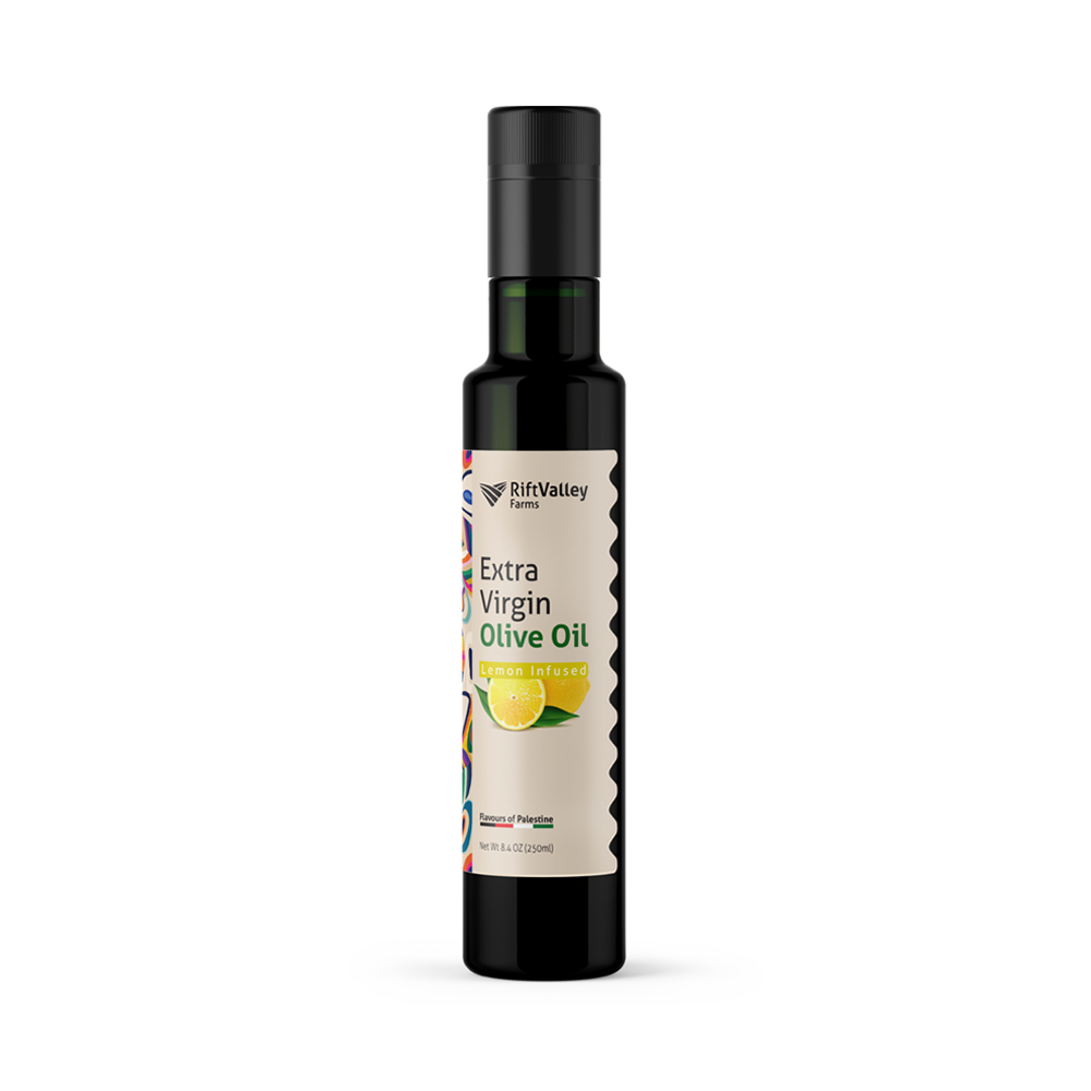 Rift Valley Farms, extra natives Olivenöl  Zitrone aus Palästina
