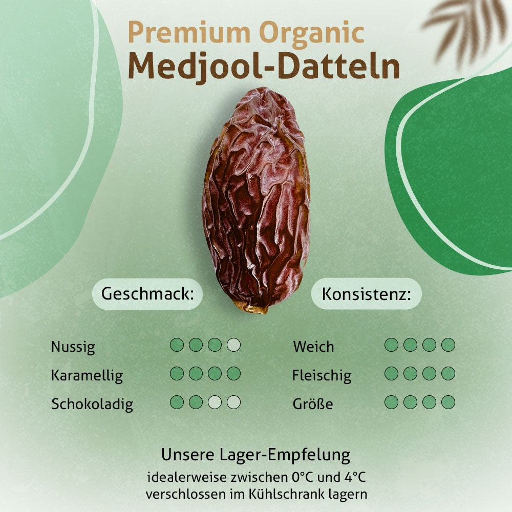 Bio Medjool Premium Datteln aus Jordanien 5KG -  Rift Valley Farms - Ernte 25/26