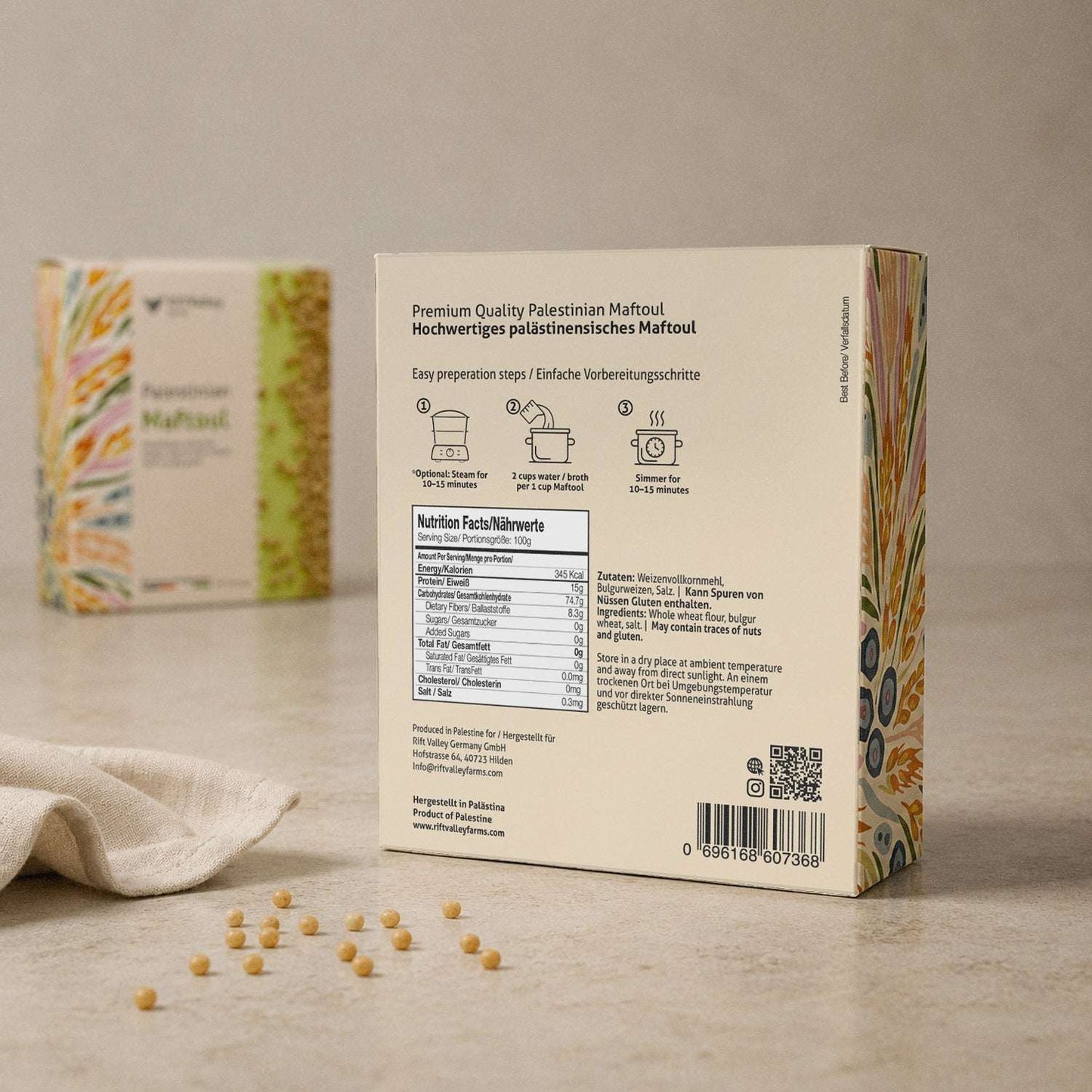 Maftoul aus Palästina – Traditionelles Couscous 400G