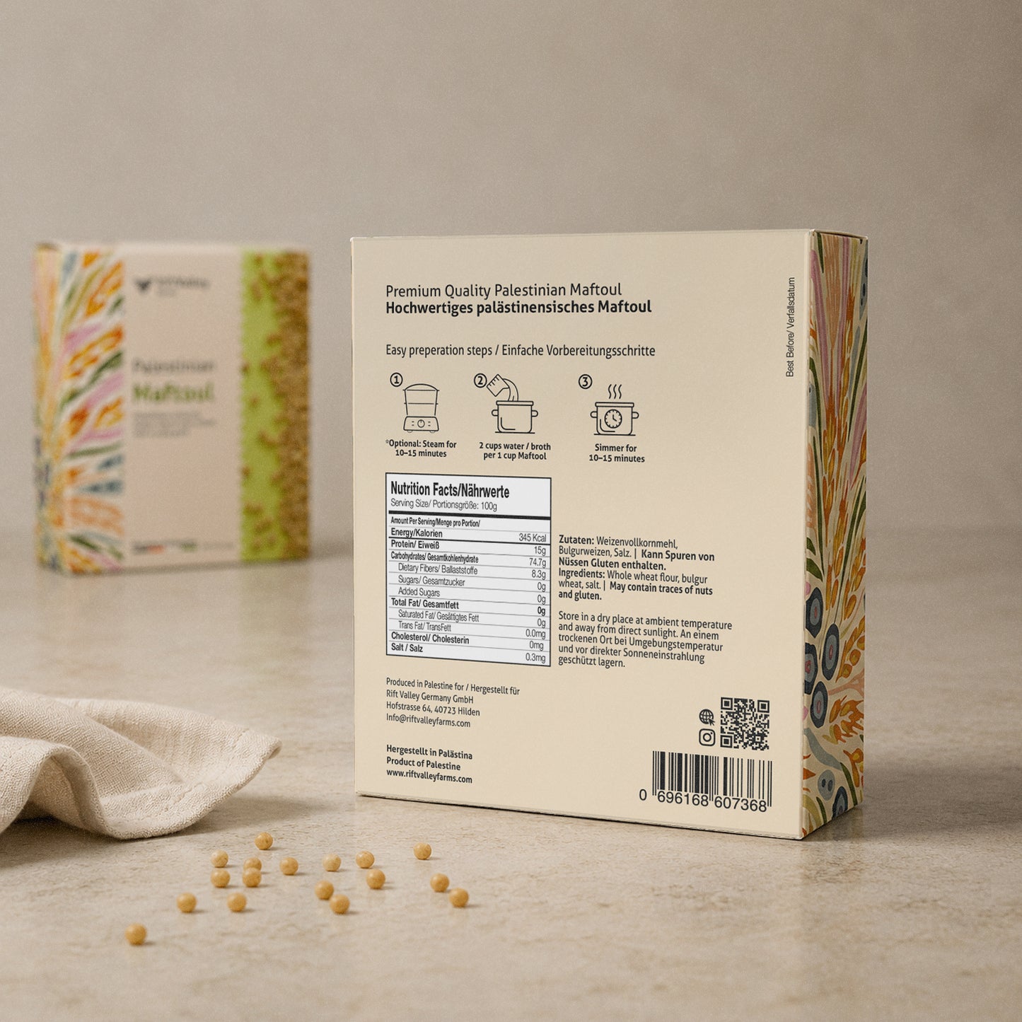 Maftoul aus Palästina – Traditionelles Couscous 400G