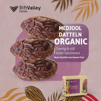 Bio Medjool Datteln 5KG aus Palästina - Choice Rift Valley Farms - Ernte 25/26