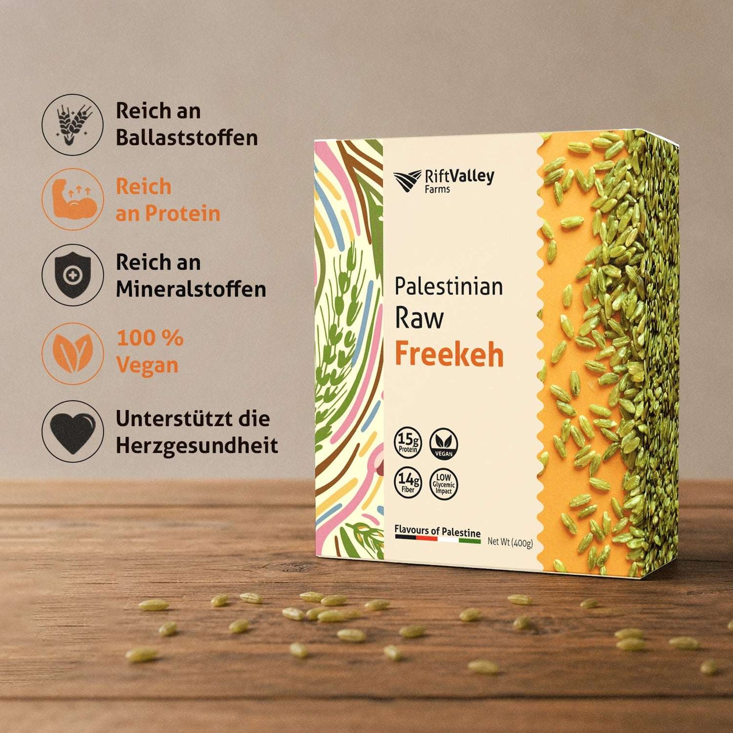 Freekeh aus Palästina – Traditionelles Superfood 400G