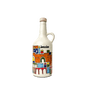 Handgemalte Keramik-Olivenölflasche aus Hebron + 500 ml Olivenöl – Limitierte Kunstedition mit Stadtmotiven aus Palästina Rift Valley Farms Jerusalem