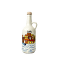 Handgemalte Keramik-Olivenölflasche aus Hebron + 500 ml Olivenöl – Limitierte Kunstedition mit Stadtmotiven aus Palästina Rift Valley Farms Jaffa