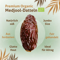 Bio Medjool Premium Datteln aus Jordanien 5KG -  Rift Valley Farms - Ernte 25/26