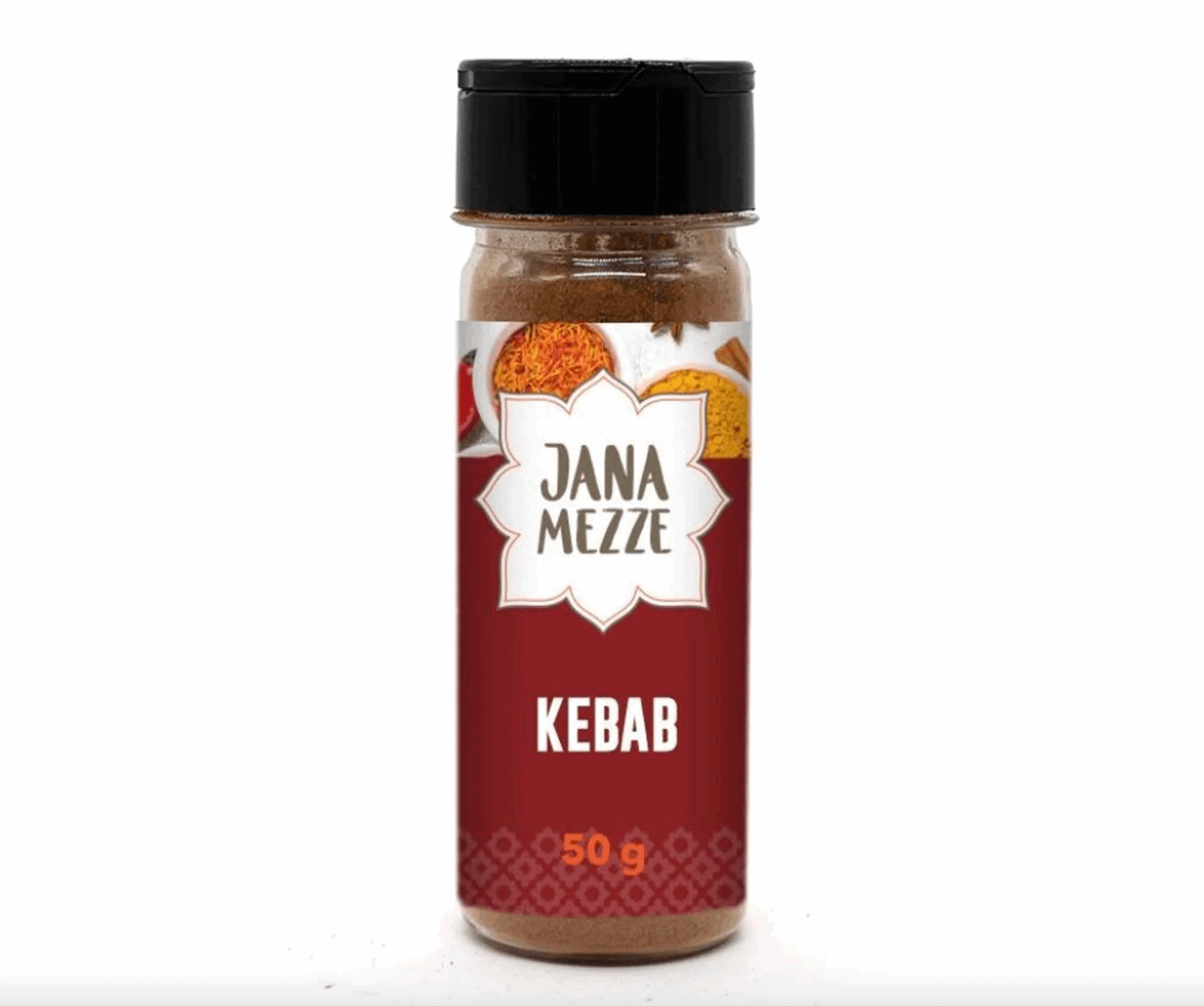 JANA Mezze – Kebab – Gewürzmischung – 50 g – Streudeckel