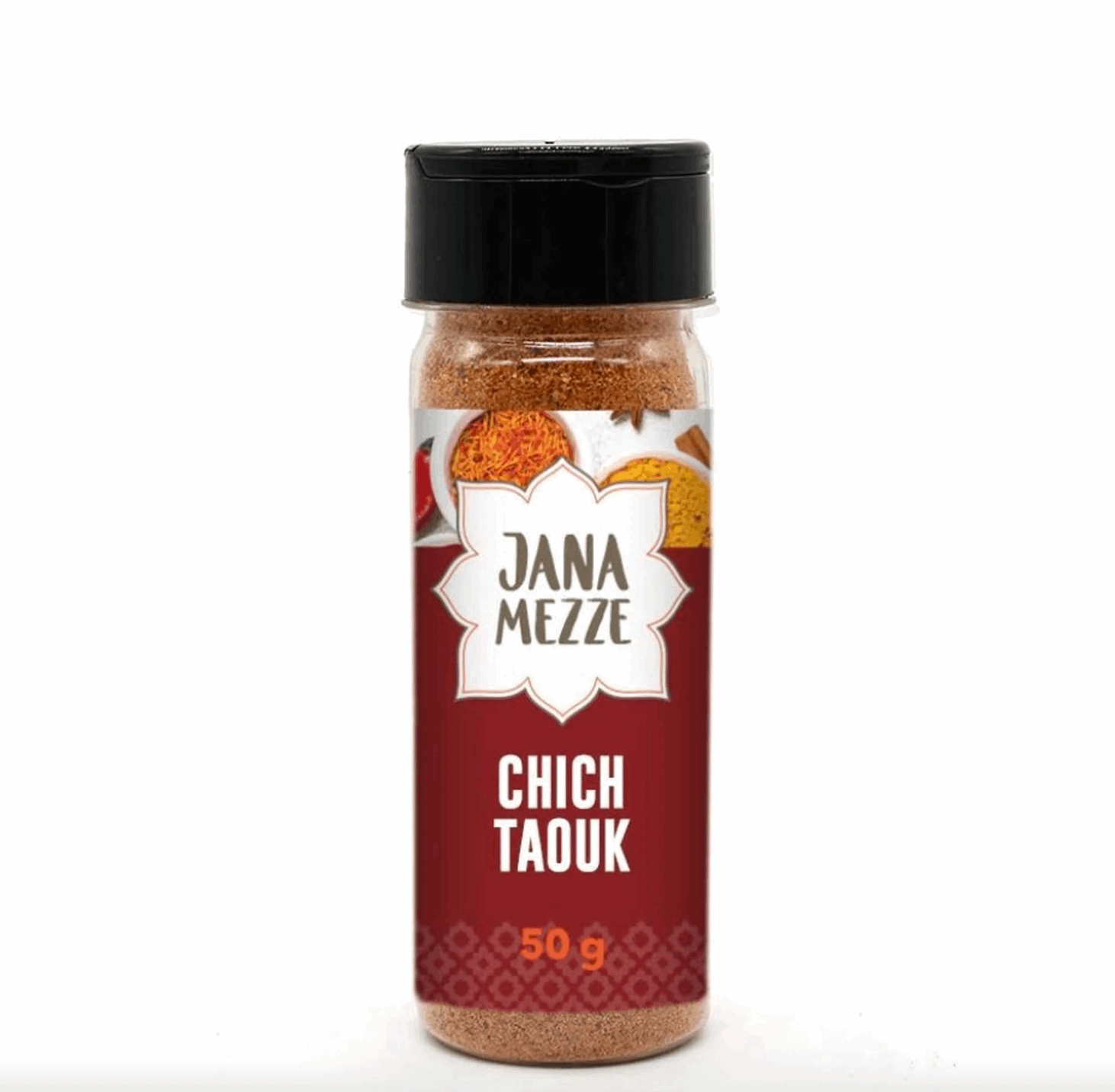 JANA Mezze – Chich Taouk – Gewürzmischung – 50 g – Streudeckel