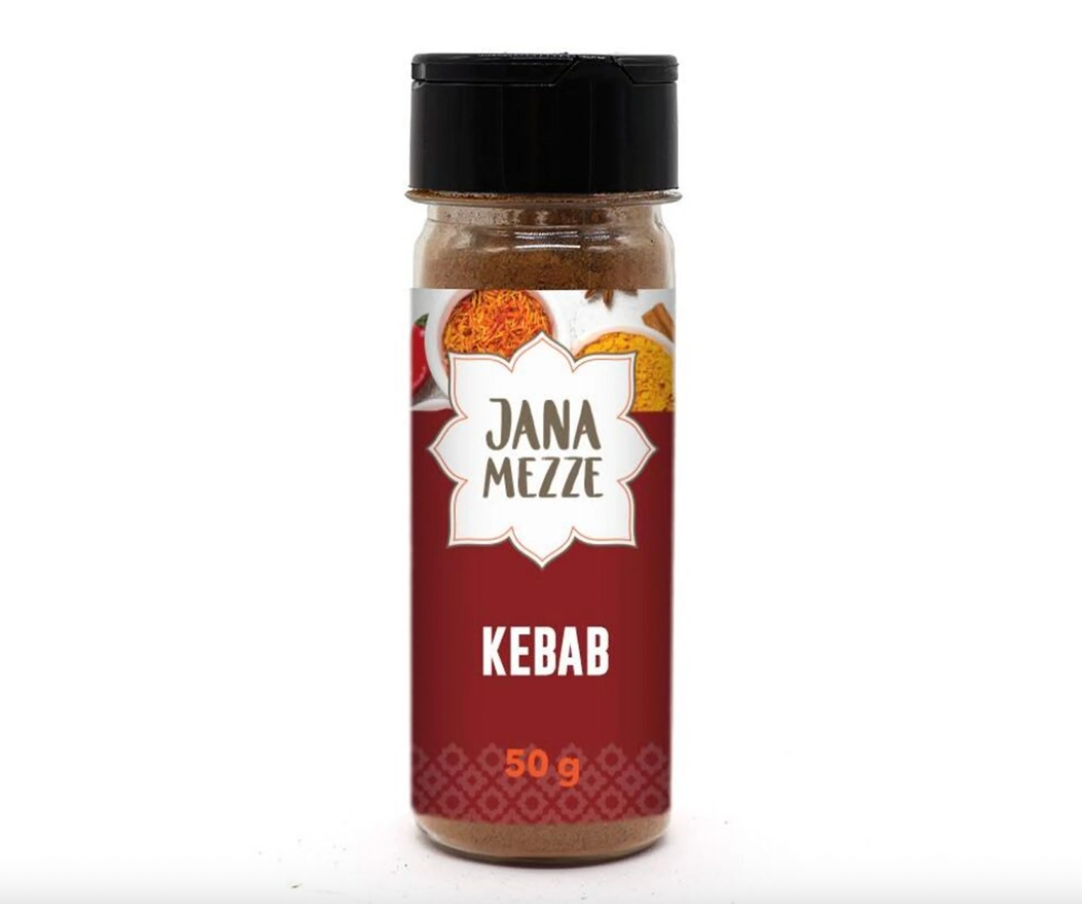 JANA Mezze – Kebab – Gewürzmischung – 50 g – Streudeckel