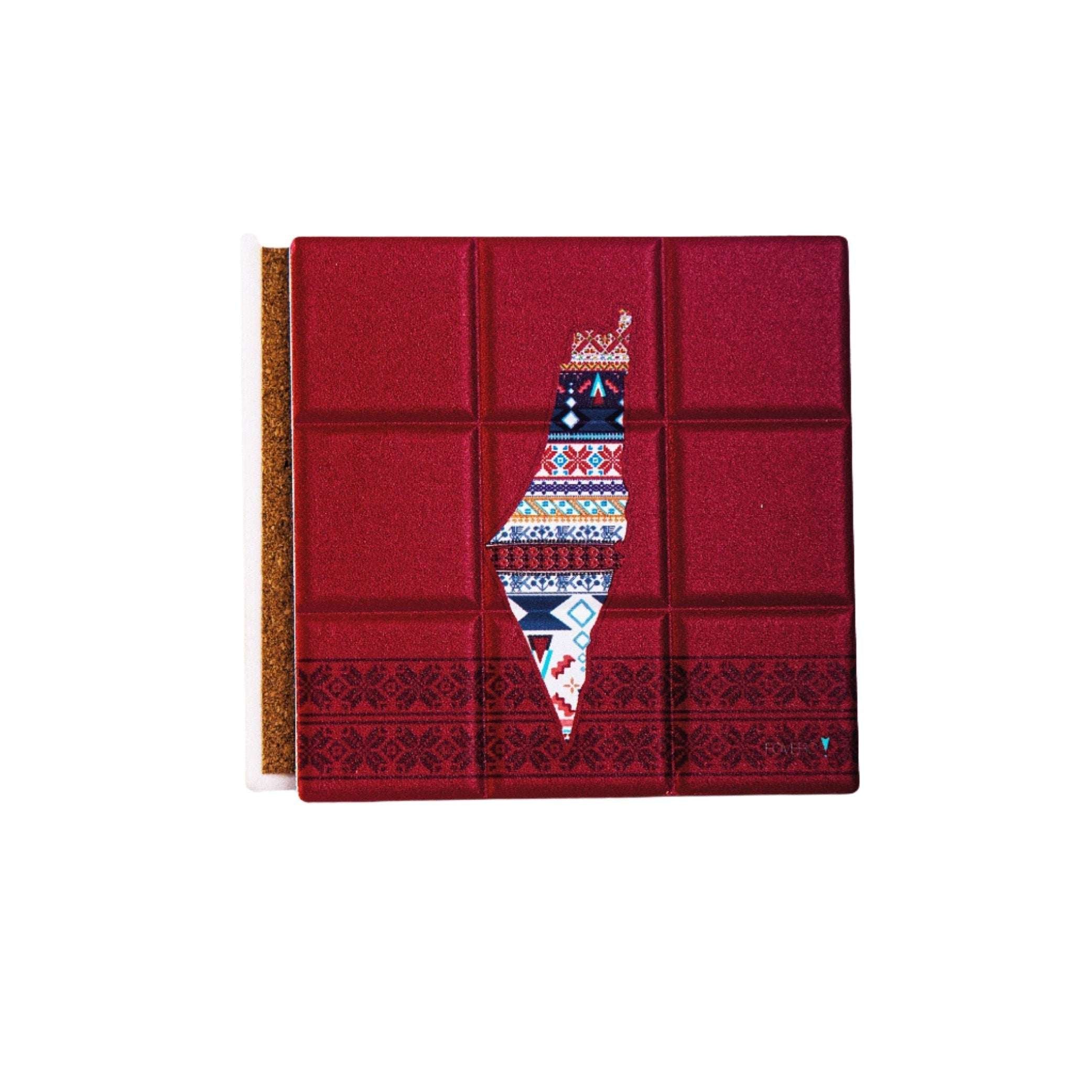 Coaster - Palestine Map Tatreez Coaster Fovero-designs