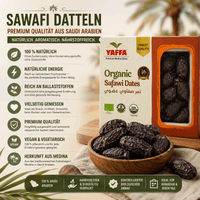 Bio Sunnah Bundle Premium – Ajwa Datteln, Safawi Datteln, Medjool Datteln & Schwarzkümmelöl (konventionell) | Natürliche Energie & Tradition | 4er Vorteilspaket Nabali Fairkost