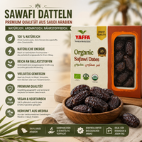 Bio Safawi Datteln aus Saudi-Arabien – Premium Qualität aus Medina