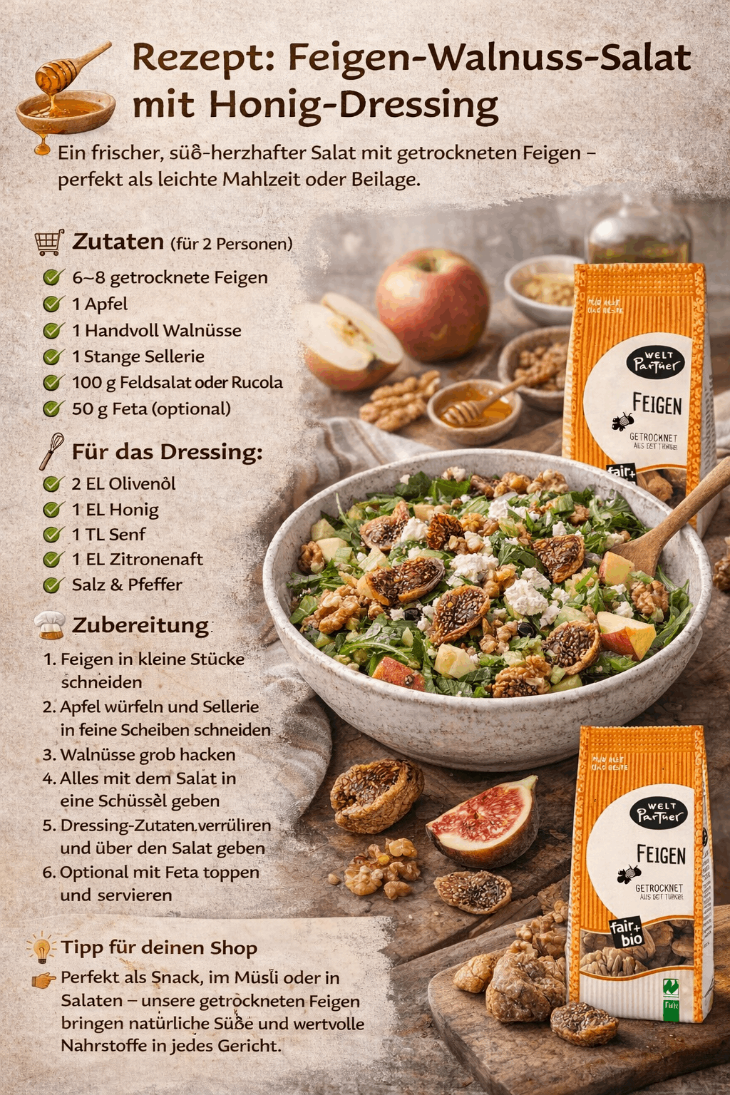 Feigen, ganz, getrocknet, bio°, Naturland Fair, 250g - von türkischen Kleinbauern