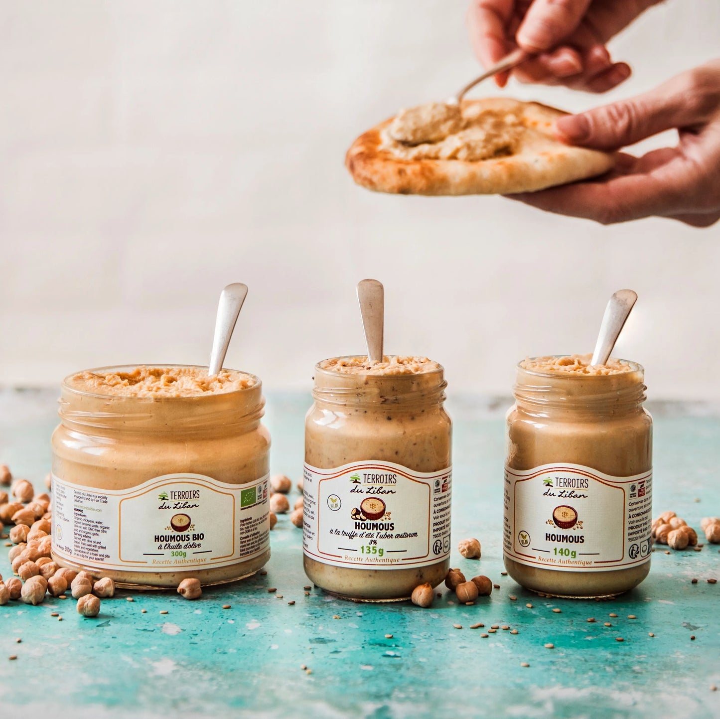 Terroirs du Liban Sommertrüffel-Hummus 135 g Trüffel-Kichererbsen