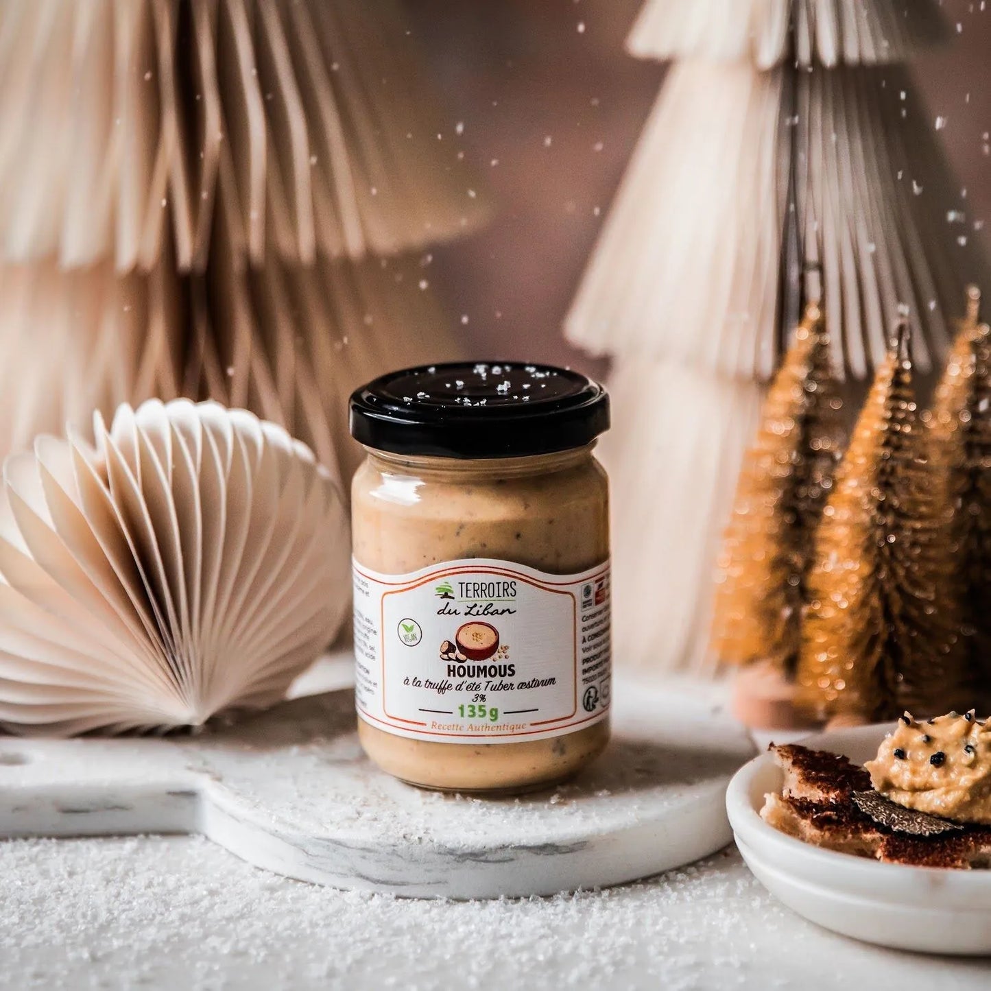 Terroirs du Liban Sommertrüffel-Hummus 135 g Trüffel-Kichererbsen