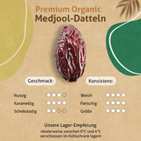 Superfood Bio Medjool Premium Datteln aus Palästina - Large Rift Valley Farms - Ernte 25/26 Rift Valley Farms