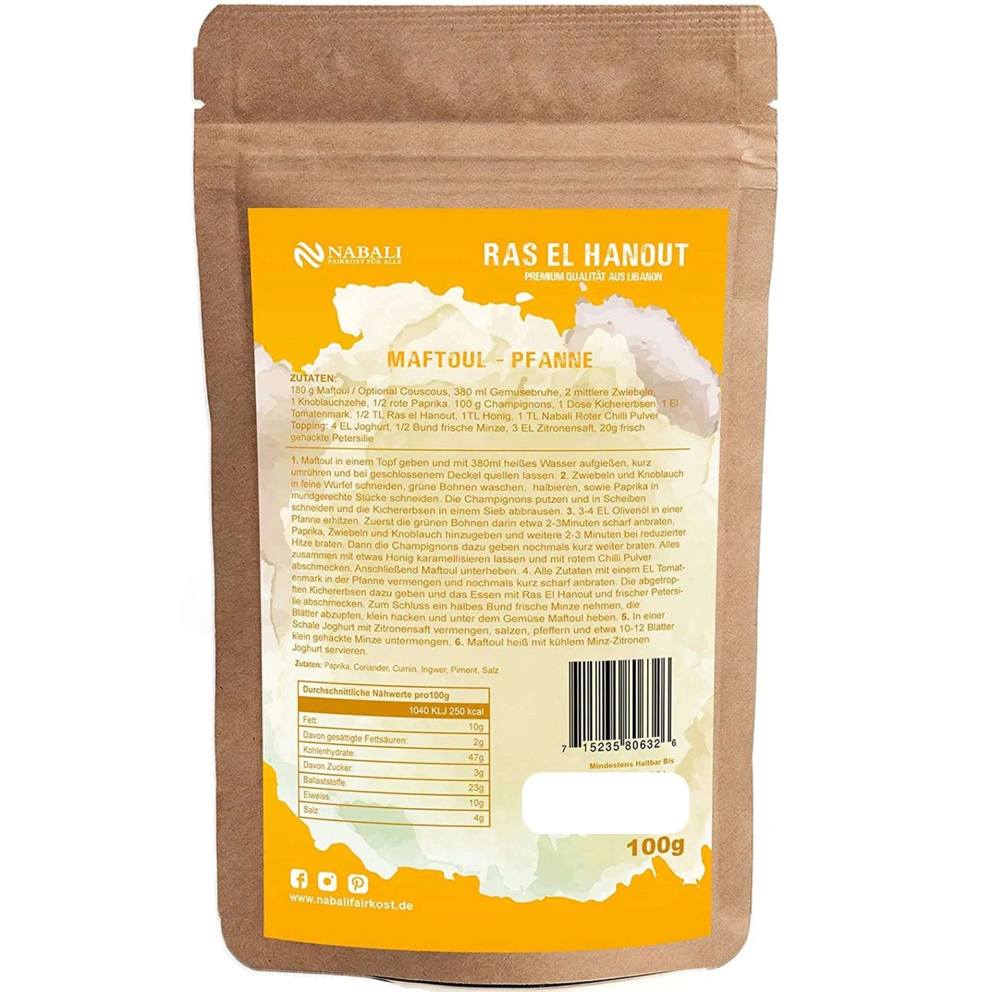 Ras El Hanout Premium Nabali Fairkost