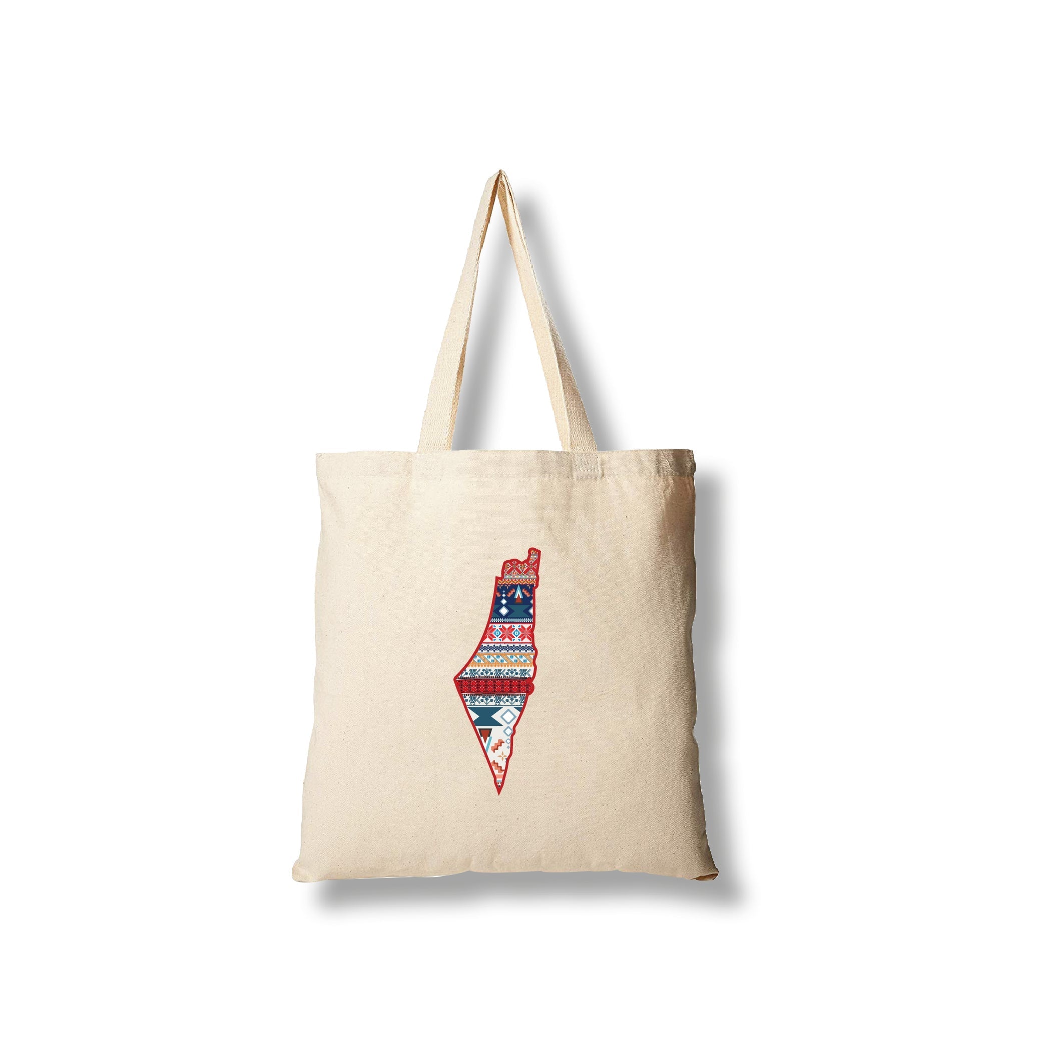Tote Bag - Palestine Map Tatreez Embroidery