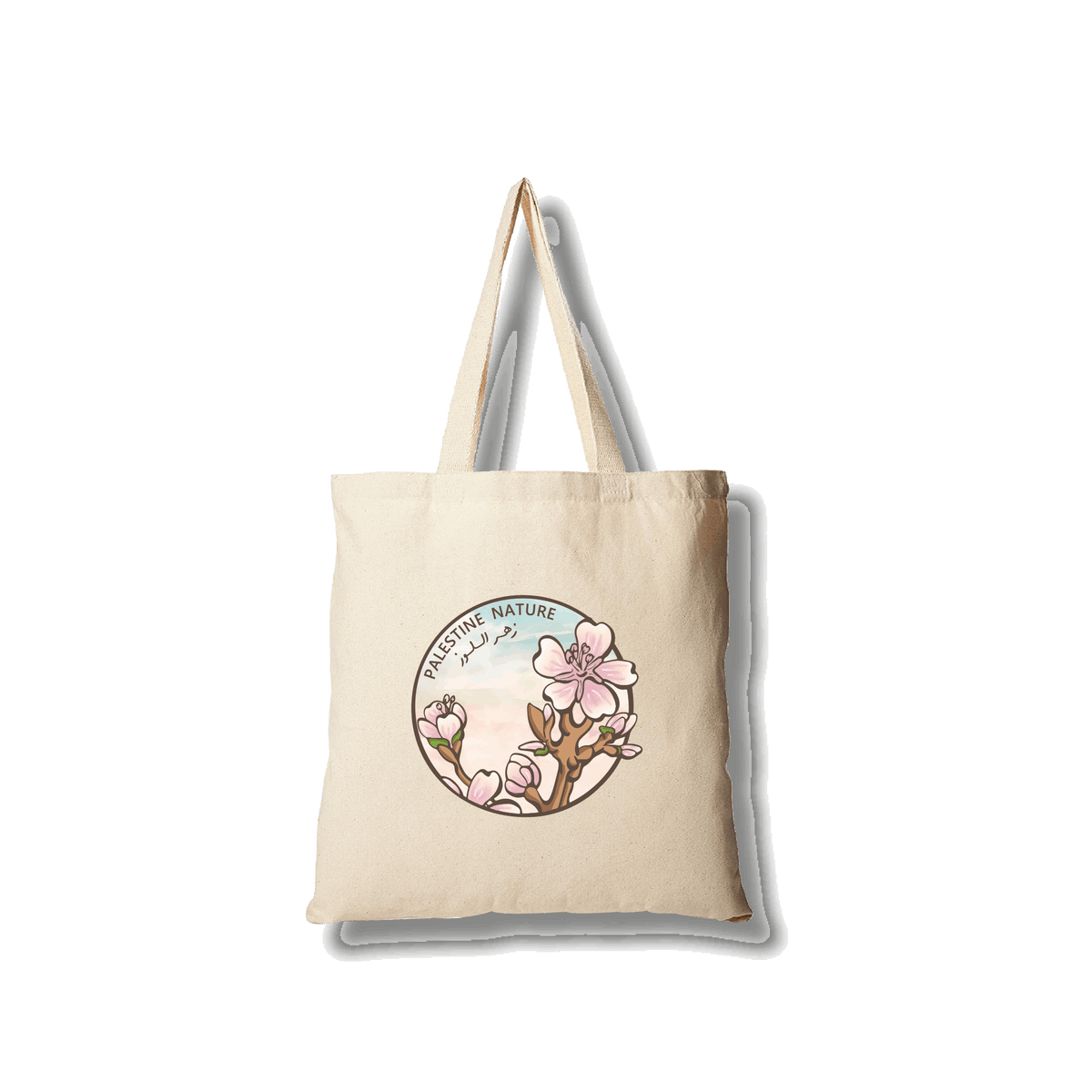 Tote Bag - Almond Blossom Bag Fovero-designs Beige