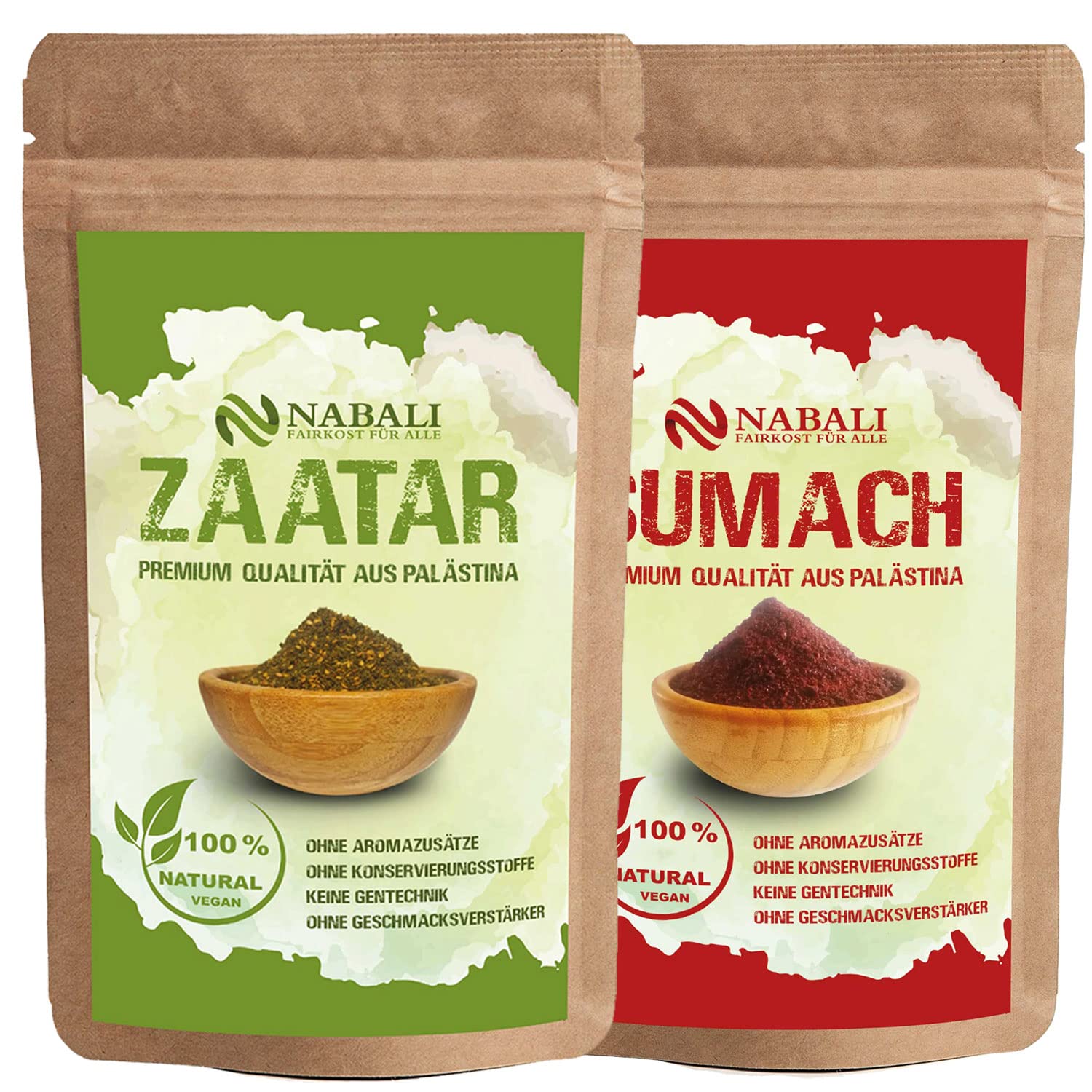 Premium Zaatar & Sumach aus Palästina, Nabali Fairkost Nabali Fairkost