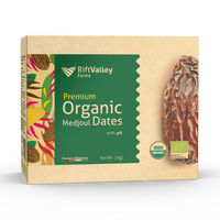 Bio Medjool Premium Datteln aus Palästina 5KG - Jumbo Large Rift Valley Farms - Ernte 25/26 Datteln Rift Valley Farms