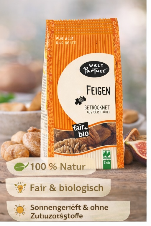 Feigen, ganz, getrocknet, bio°, Naturland Fair, 250g - von türkischen Kleinbauern