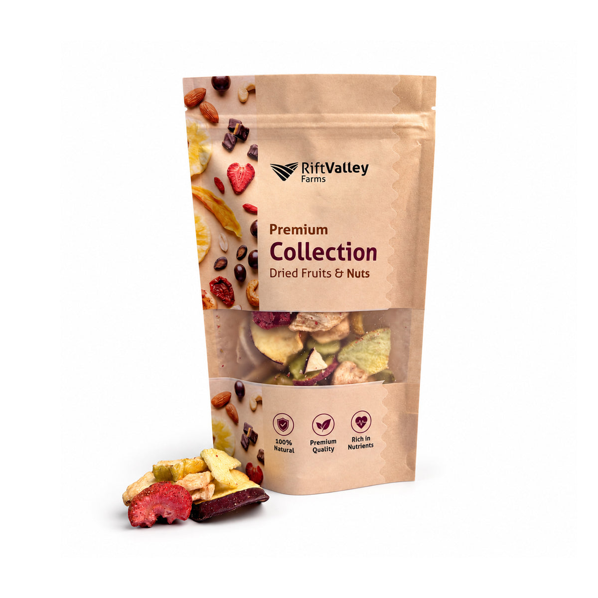 Fruchtchips Cocktail 60 g von Rift Valley Farms