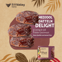 Rift Valley Medjool Datteln Delight - das Superfood aus Palästina 1KG Rift Valley Farms
