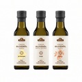 Olivenöl-Set aus Palästina: Pur, Zitrone & Chili – 3 × 100 ml