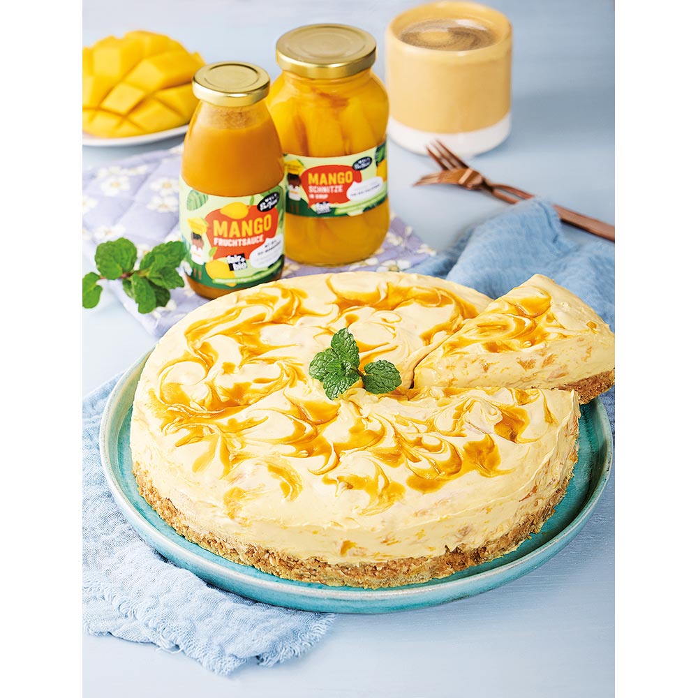 Mango-Fruchtsauce, bio°, 250ml, vegan - tropisch-fruchtig, mit Bio-Mangopüree von Preda/Philippinen