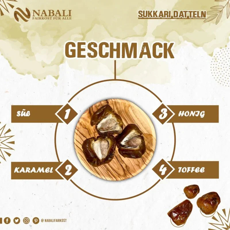 Sukkari Soft Premium Datteln, Nabali Fairkost Datteln Nabali Fairkost