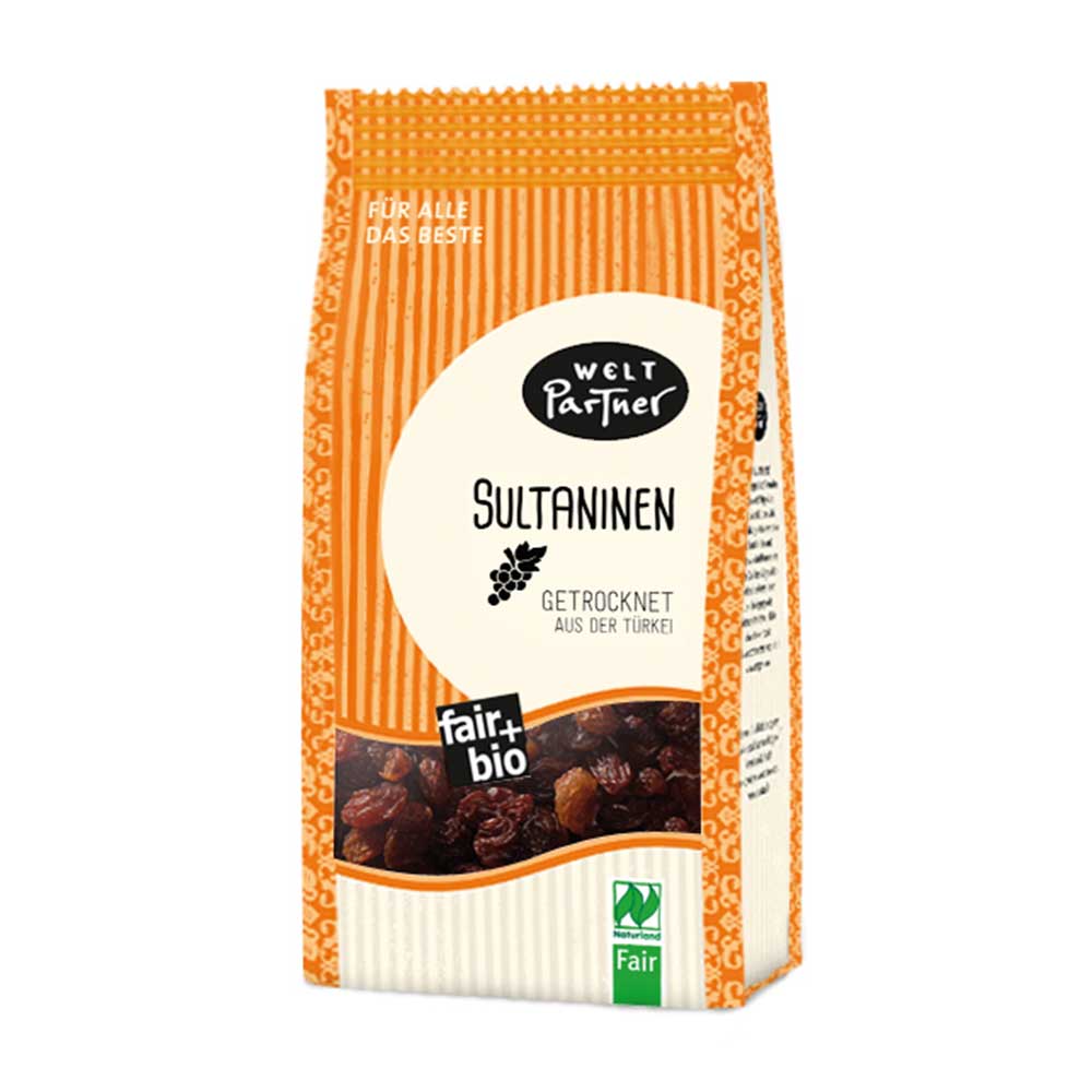 Sultaninen, getrocknet, bio°, Naturland Fair, 250g - von türkischen Kleinbauern