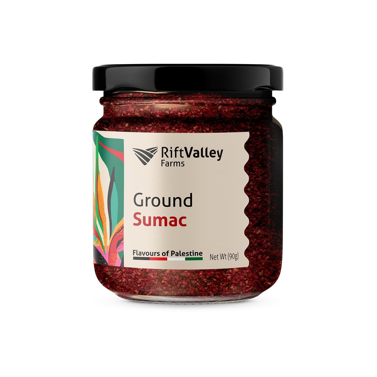 Sumach aus Palästina im Glas 90 g – Rift Valley Farms Gewürze Rift Valley Farms